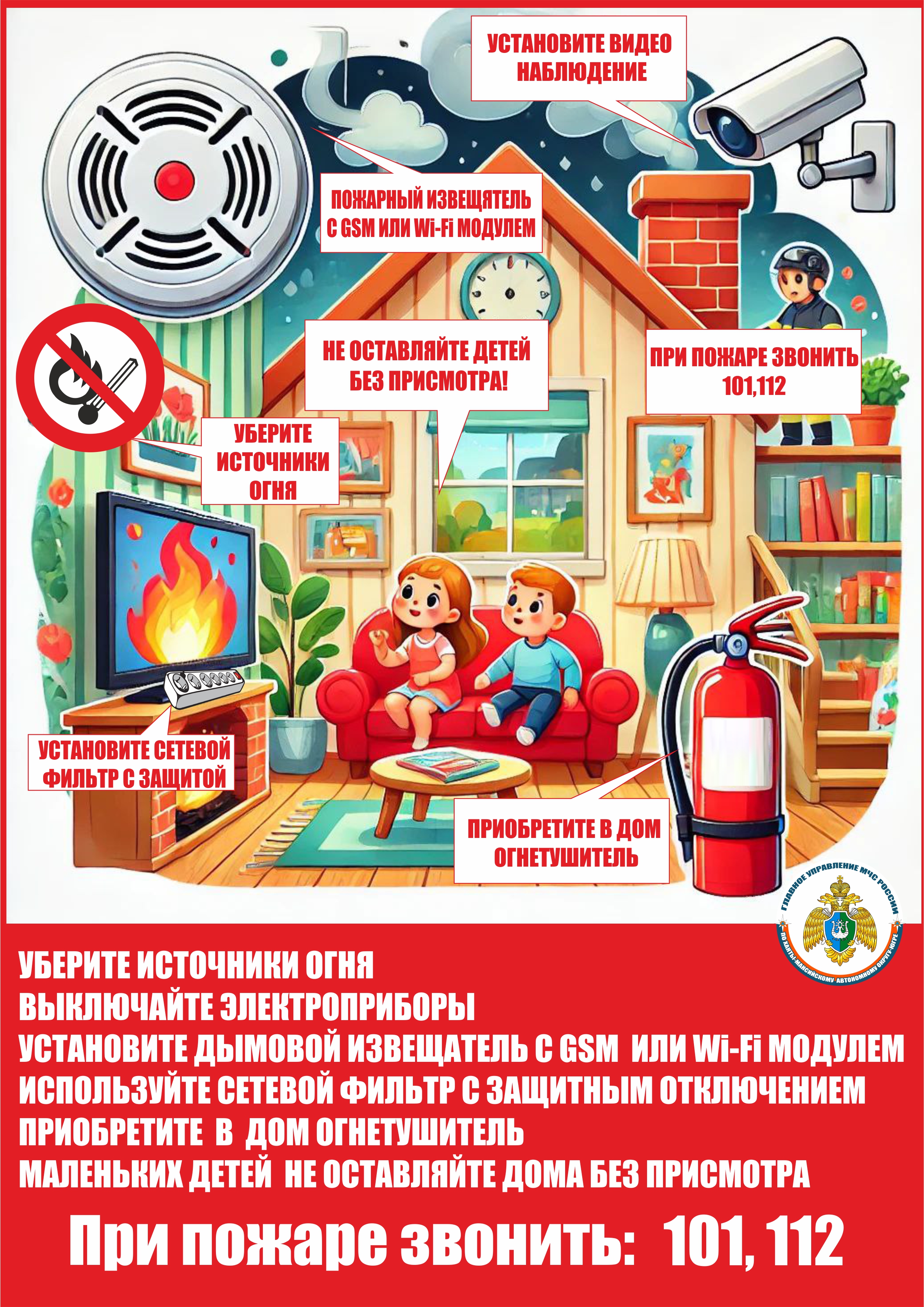 Памятка о пожарной безопасности.